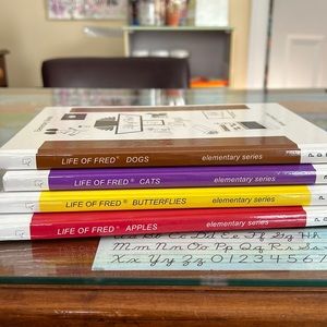 Life of Fred set A-D (apples through dogs) books